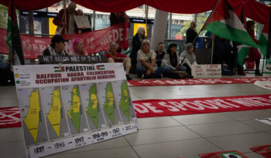 Hollanda’da Filistin’e destek eylemleri düzenlendi