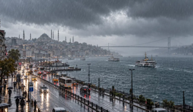 İstanbul’da yağmur yağacak mı? Bugün hava yağışlı mı?