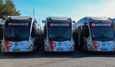 İstanbul’un yeni metrobüsleri hizmete başladı