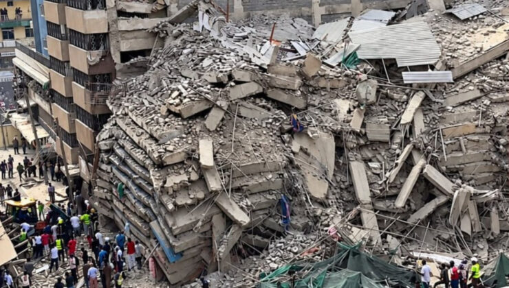 Kenya’da yapım aşamasındaki 18 katlı bir bina çöktü
