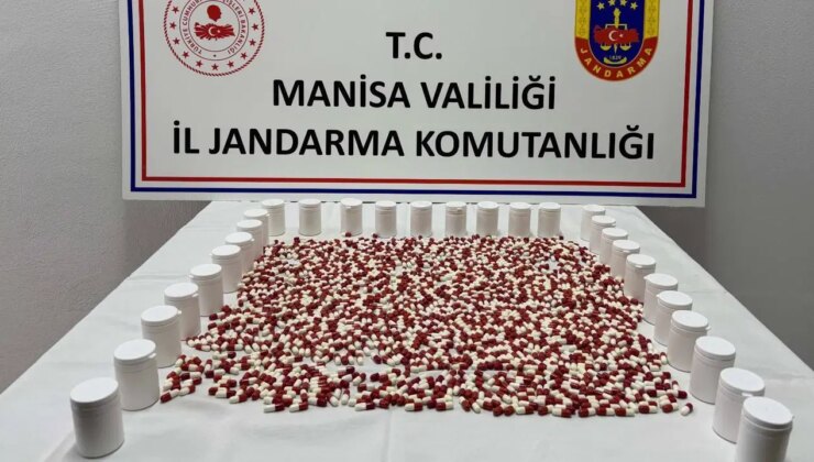 Manisa’da ‘uyuşturucu’ operasyonu: Tam 86 bin 654 adet sentetik ecza ele geçirildi!
