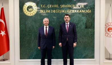 Mansur Yavaş ve Murat Kurum bir araya geldi