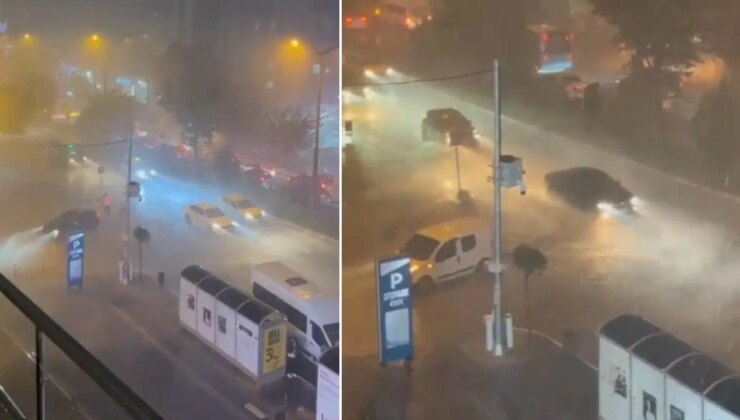 Mardin’de sağanak yağış etkili oldu: Cadde ve sokakları su bastı