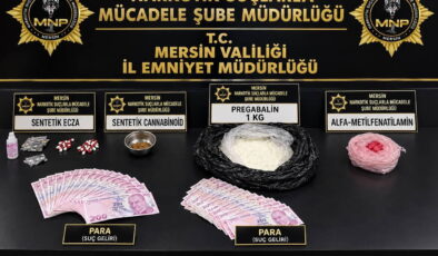 Mersin’de uyuşturucu operasyonu: 2 tutuklama