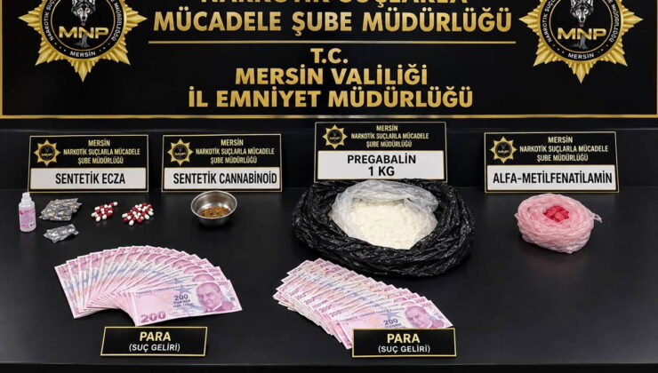 Mersin’de uyuşturucu operasyonu: 2 tutuklama