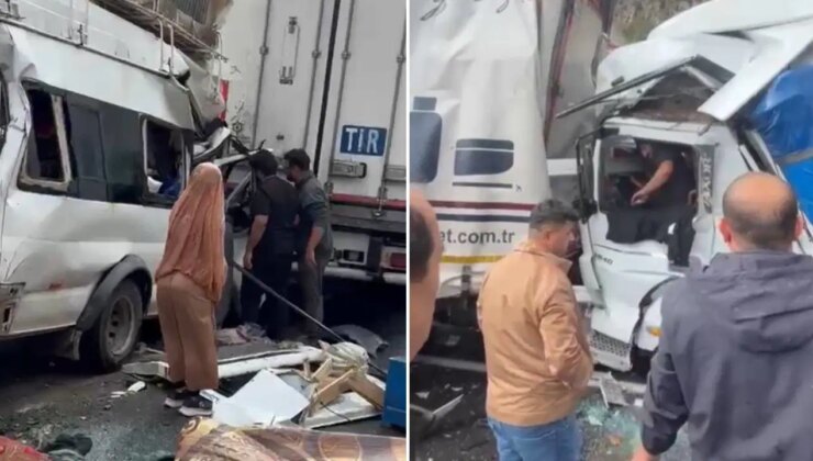 Mersin’de zincirleme trafik kazası: Çok sayıda yaralı var!