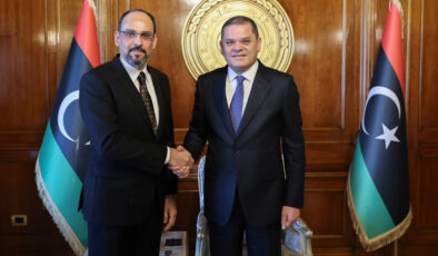 MİT Başkanı İbrahim Kalın, Abdulhamid Dibeybe ile Libya’nın birliğini görüştü