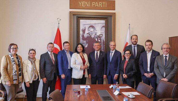 Özgür Özel, Avusturya Parlamento Heyeti’ni TBMM’de kabul etti