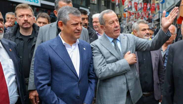 Özgür Özel Rize’de: Selden zarar gören esnafı ziyaret etti
