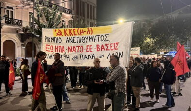 Rubio gelmeden Atina karıştı: Büyükelçilik önünde protesto