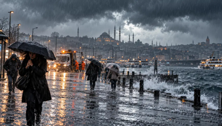 Sağanak İstanbul’a geri döndü: En fazla yağış nereye düştü?