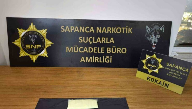 Sakarya Sapanca’da operasyonda 3 kişi yakalandı, 191 gram kokain ele geçirildi
