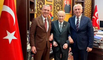 Sarallar-Şahinler ‘barış’ının ardından… Başdanışman Saral MHP lideri Devlet Bahçeli’yi ziyaret etti