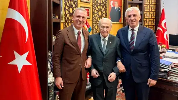 Sarallar-Şahinler ‘barış’ının ardından… Başdanışman Saral MHP lideri Devlet Bahçeli’yi ziyaret etti
