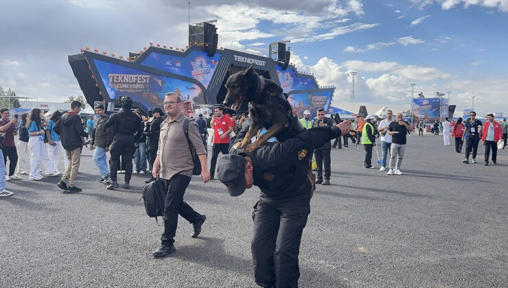 TEKNOFEST Güneydoğu’da operasyon köpekleri çocukların ilgi odağı oldu