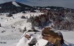 Uludağ’da kar kalınlığı 20 santimetreye ulaştı