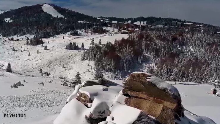Uludağ’da kar kalınlığı 20 santimetreye ulaştı