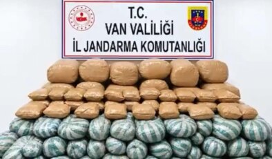 Van’da 517 kilo uyuşturucu madde ele geçirildi: 1 gözaltı