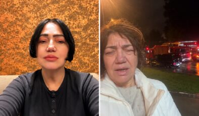 Yardım çağrısı yapmıştı! Nazan Öncel kepçeyle böyle kurtarıldı