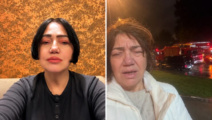 Yardım çağrısı yapmıştı! Nazan Öncel kepçeyle böyle kurtarıldı