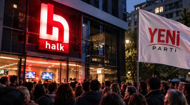 YENİ Parti’den Halk TV önünde buluşma çağrısı: Özgür Çelik paylaştı